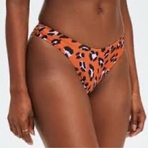 Fabletics womens noa high cut swim Bikini Bottom size large NWT